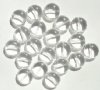 20 13x6mm Flat Rounded Crystal Disk Beads